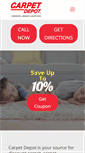 Mobile Screenshot of carpetdepotdecatur.com